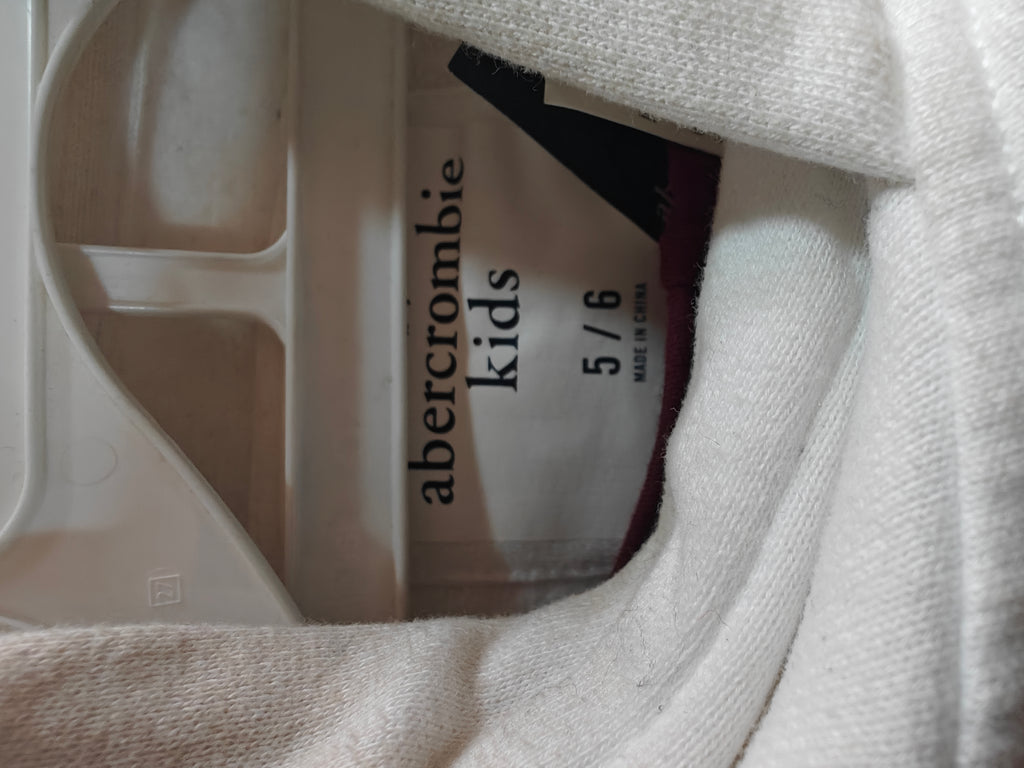 Conjunto Abercrombie Kids - Hoodie y Pants (Talla 5/6)