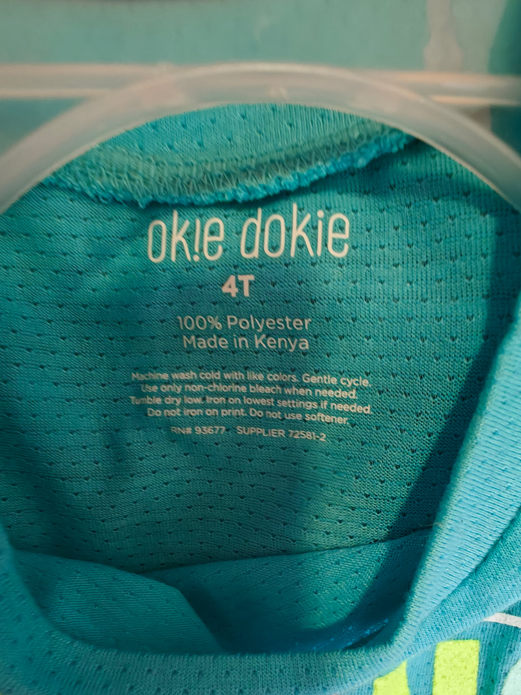 Camiseta Deportiva de Tirantes Okie Dokie - "STRONG" (Talla 4T)