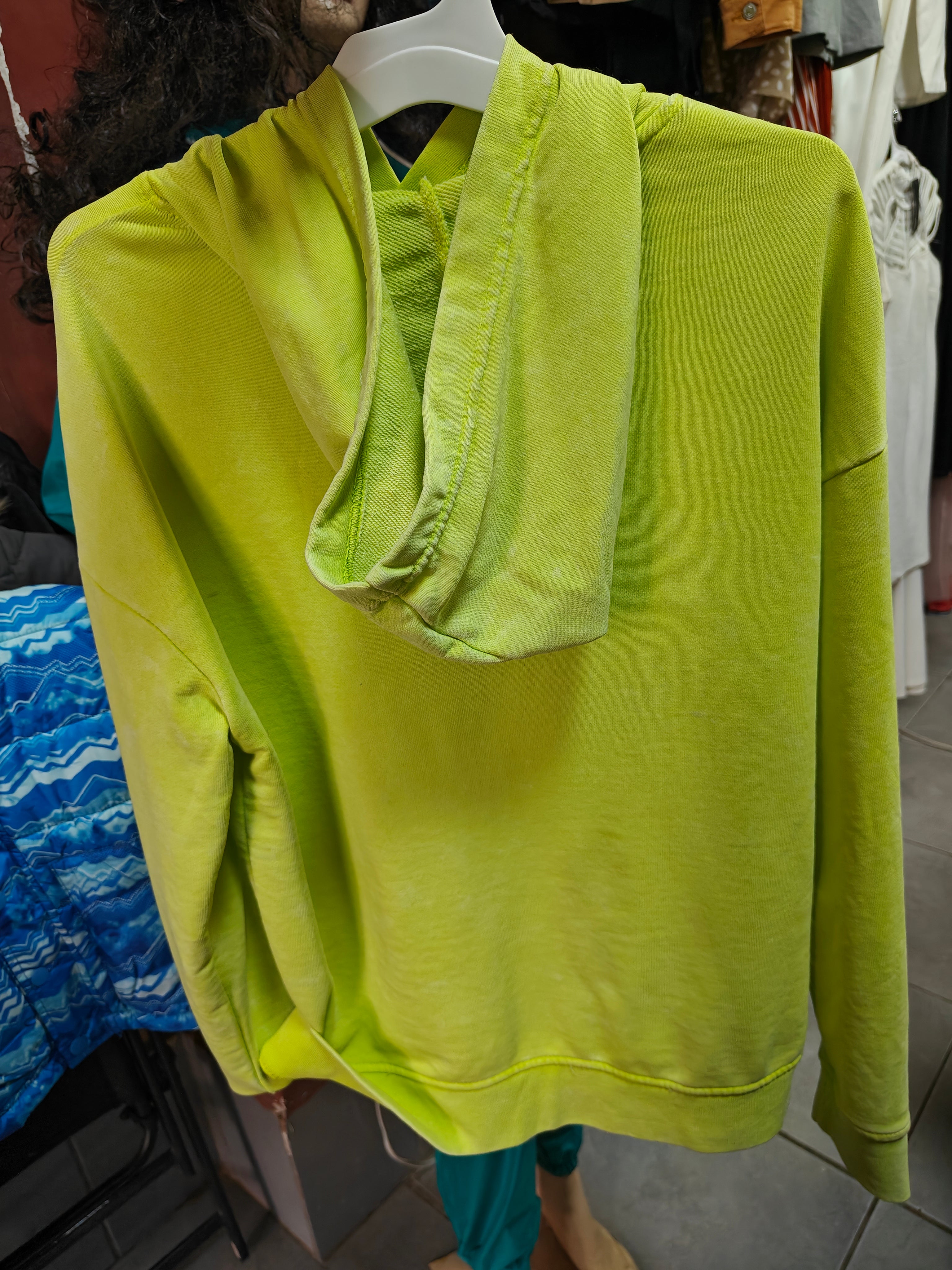 Sudadera con Capucha Thereabouts - Color Lima Neón (Talla 10/12 Husky)