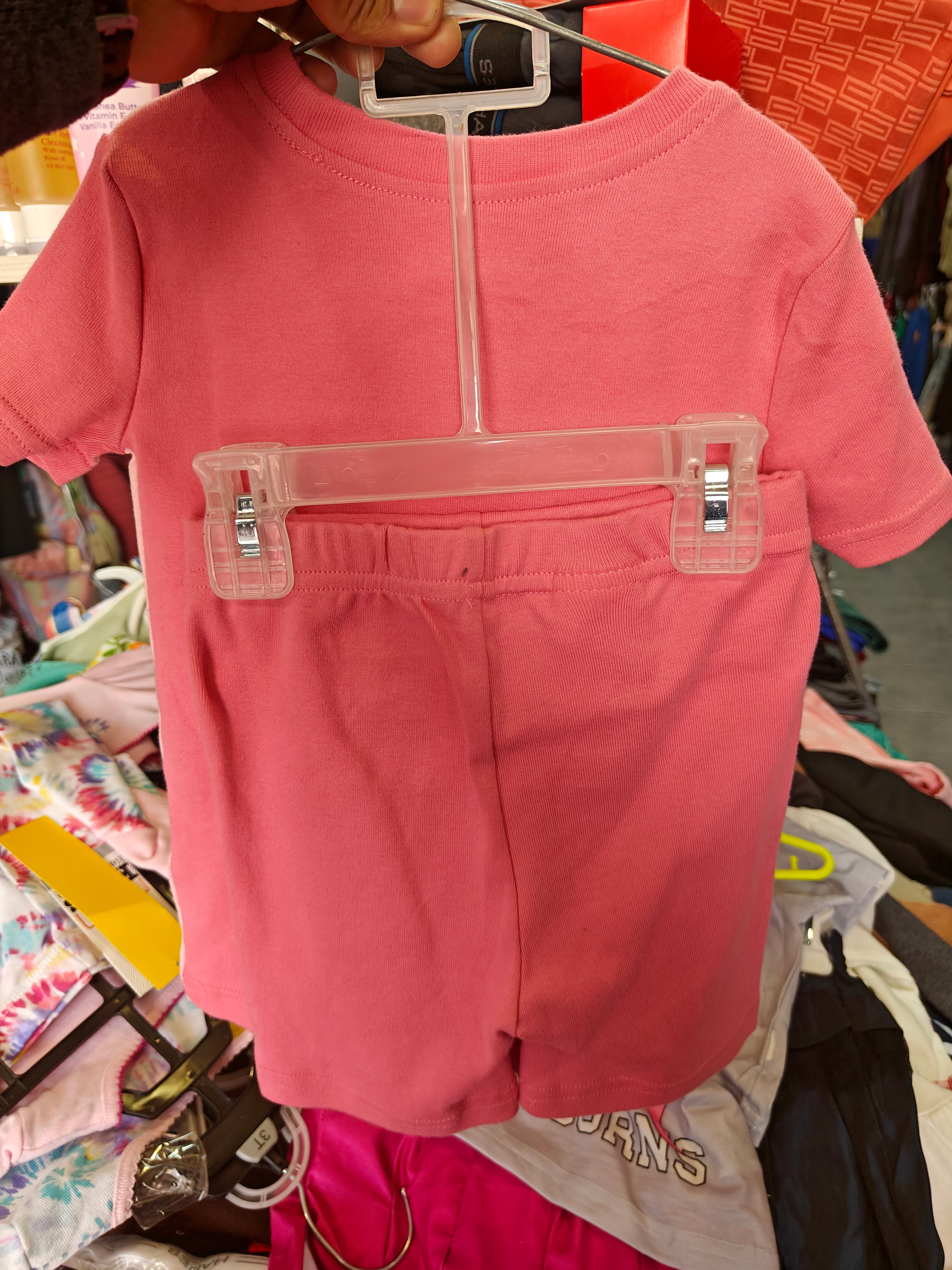 Conjunto de Pijama Kirkland Signature para Niña - Rosa (Talla 3T)