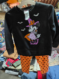 Conjunto de Halloween Minnie Mouse – Sudadera y Leggings (Talla 2T)