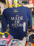 Body de Bebé "Made of Stars" - Azul Marino (18M)