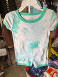Conjunto de Pijama 2 Piezas Okie Dokie para Niño - Estilo Tie-Dye Turquesa (Talla 2T)