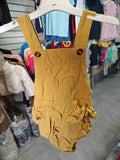 Romper "Girasol" con Volantes - Mostaza