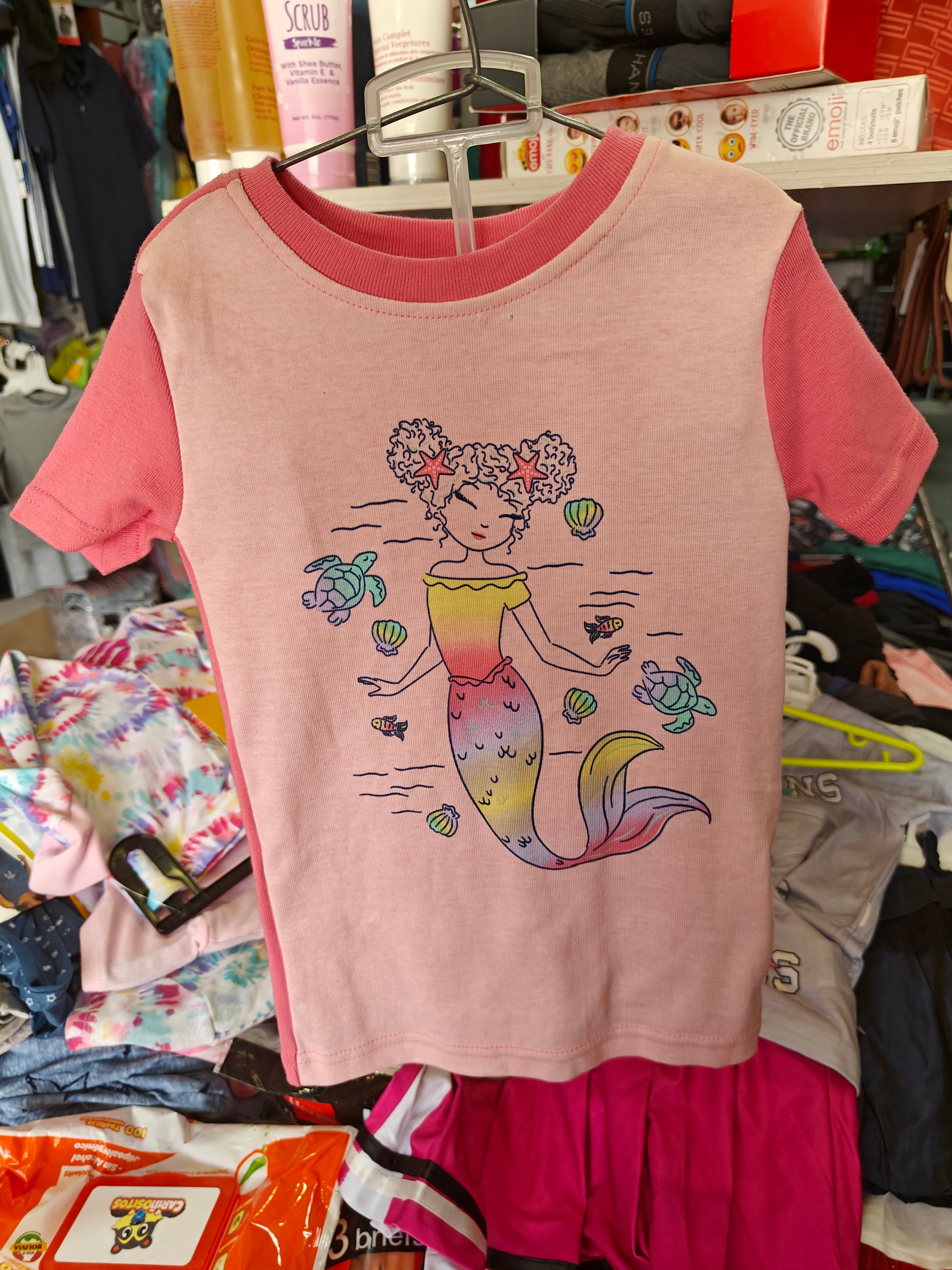 Conjunto de Pijama Kirkland Signature para Niña - Rosa (Talla 3T)