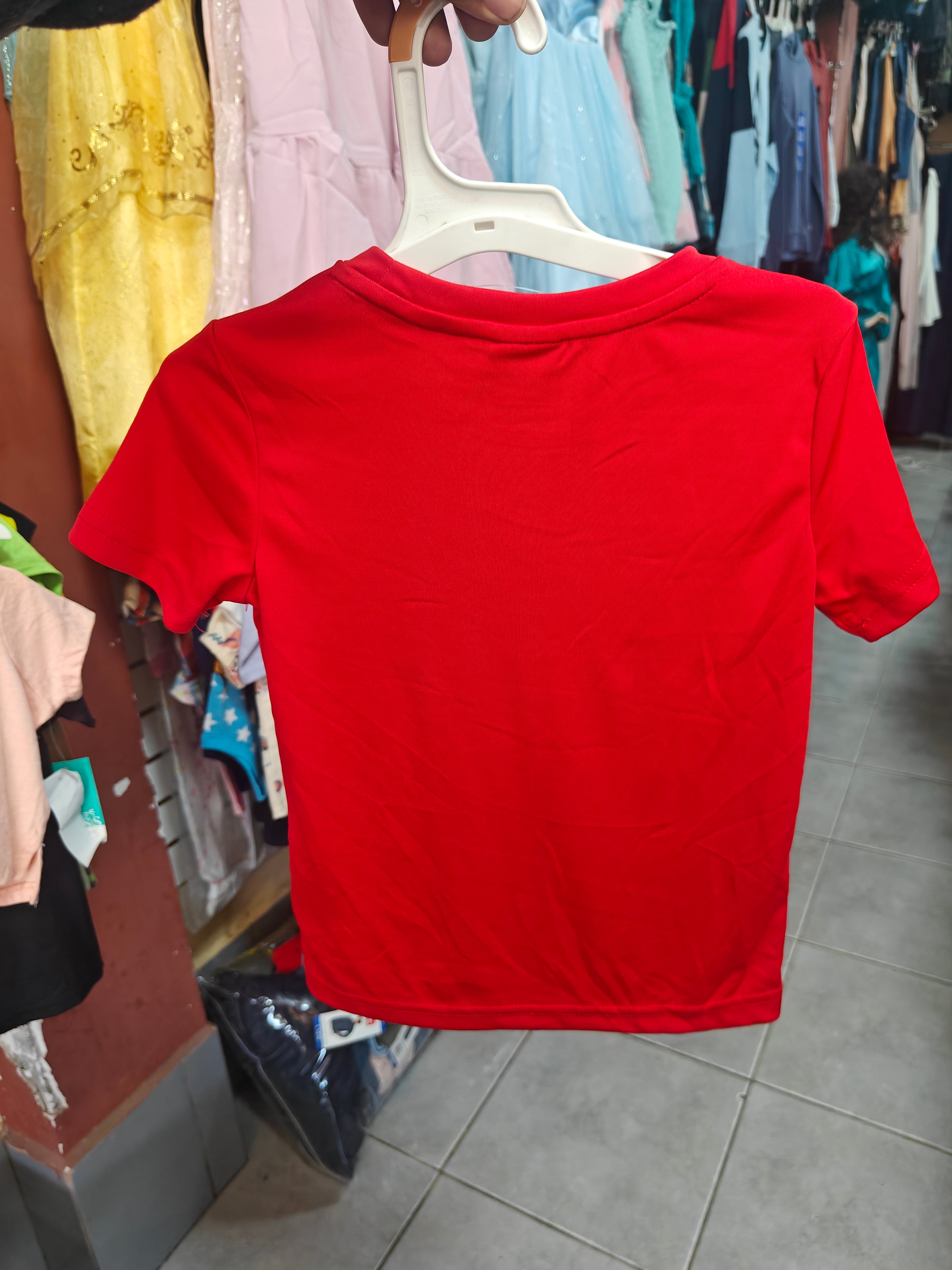 Polera Puma Sport Essentials - Rojo Vibrante para Niño (Original)