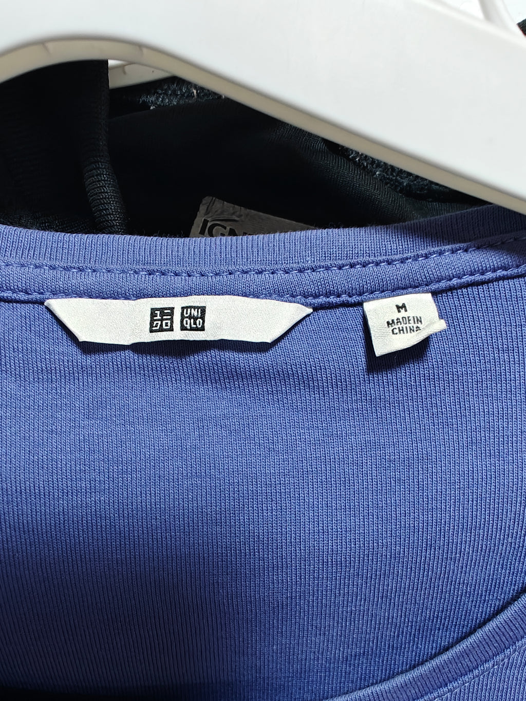Camiseta Uniqlo de Algodón Premium - Azul Denim (Talla M)