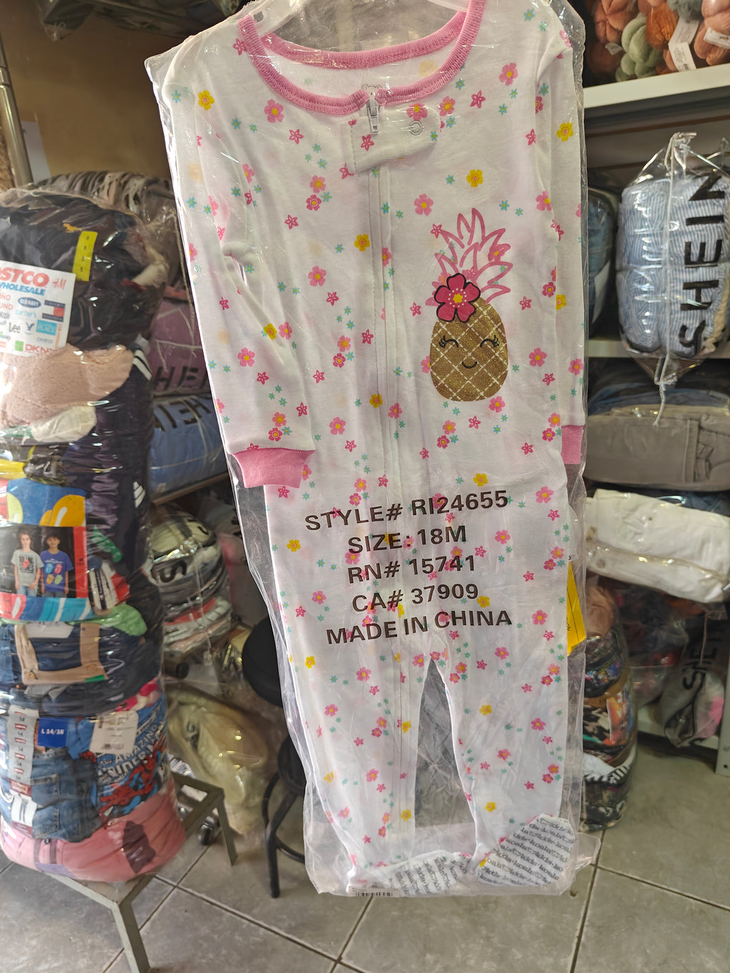 Mameluco Koala Kids con Estampado de Piña – 100% Algodón (18 Meses)