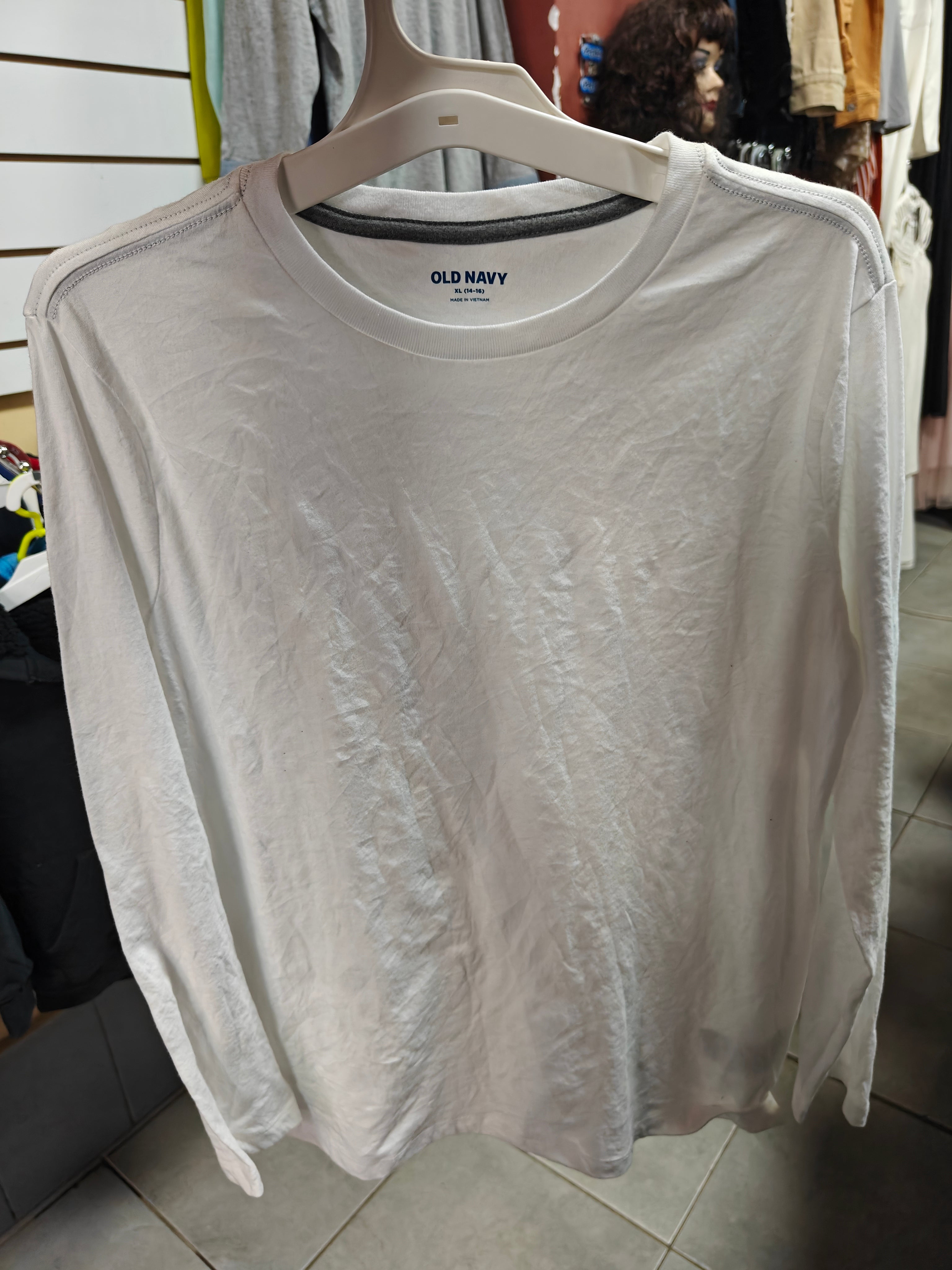 Playera Old Navy Manga Larga para Joven - Talla XL (14-16)