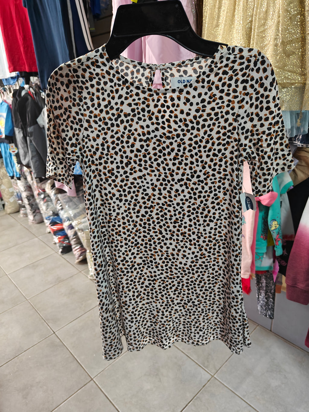 Vestido Old Navy Casual de Leopardo para Niña - Talla 5T