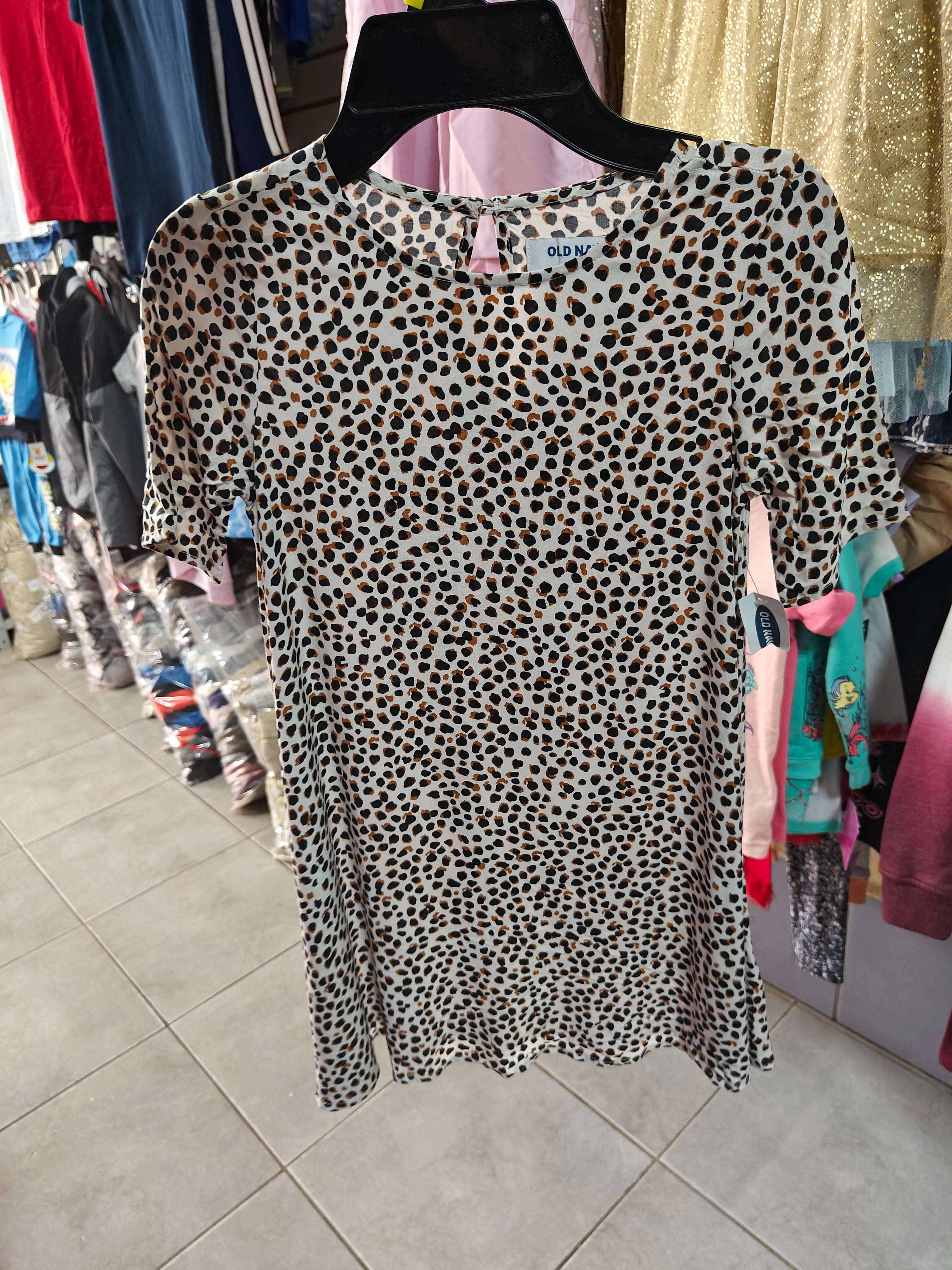 Vestido Old Navy Casual de Leopardo para Niña - Talla 5T