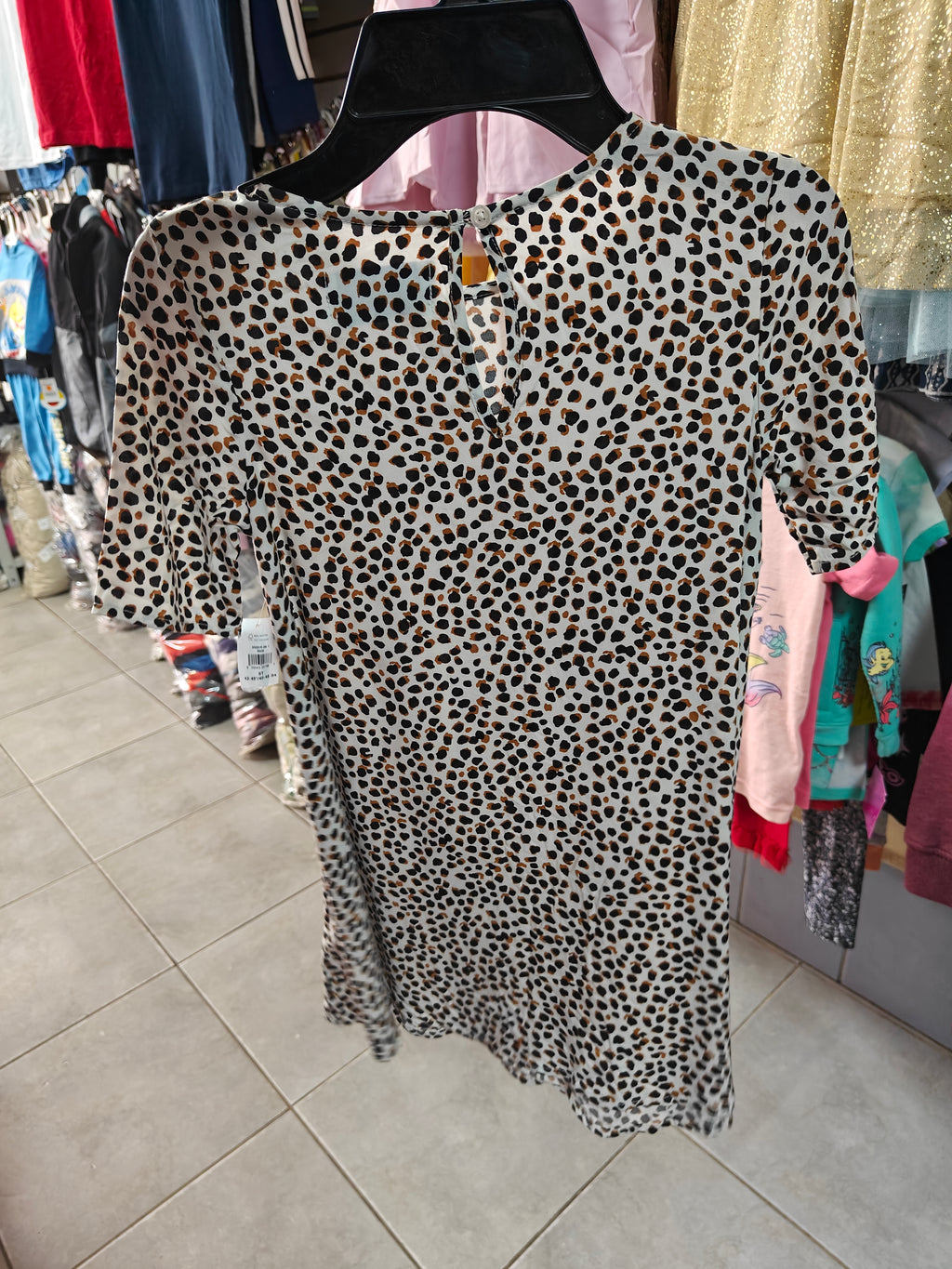 Vestido Old Navy Casual de Leopardo para Niña - Talla 5T