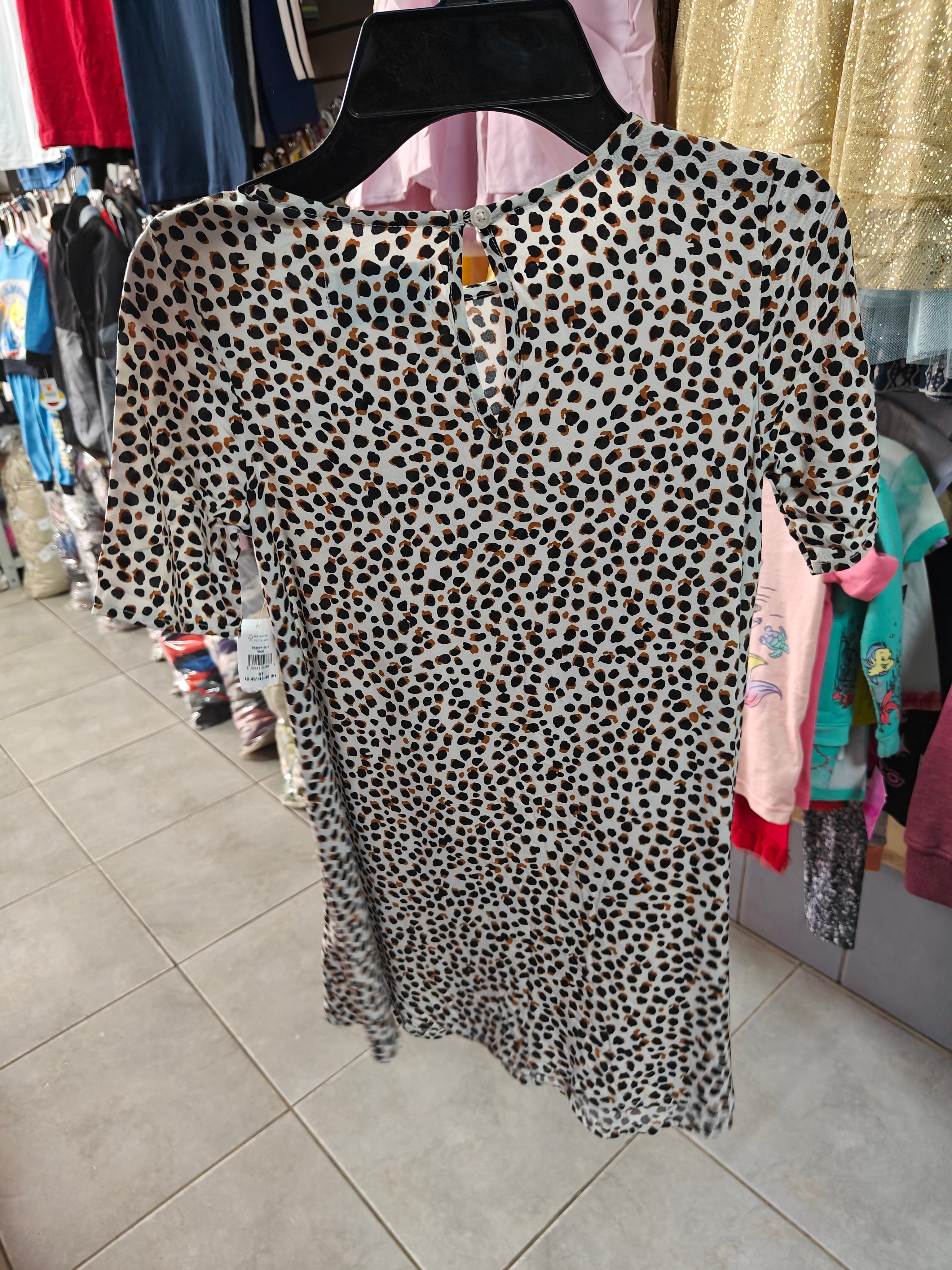 Vestido Old Navy Casual de Leopardo para Niña - Talla 5T