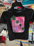 Polera Abercrombie Kids - Estilo California Retro Black