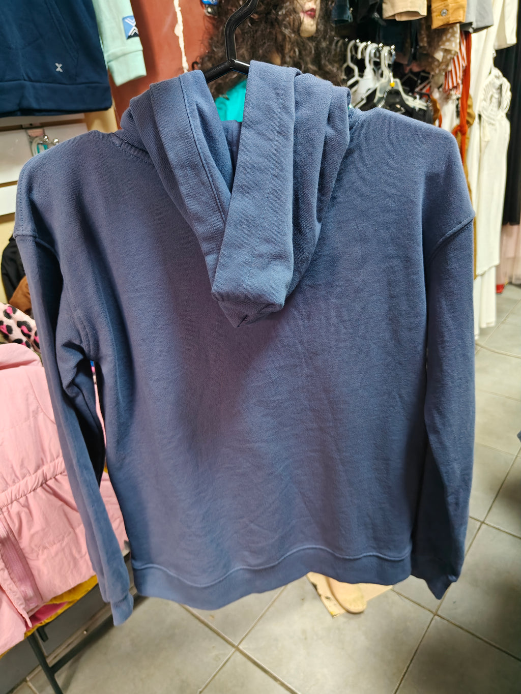 Sudadera EcoThreads con Capucha para Niño - Azul Denim