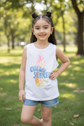 Bividí Old Navy Kids – Edición "Chill Seeker" Piña Tropical – Blanca talla 6 años