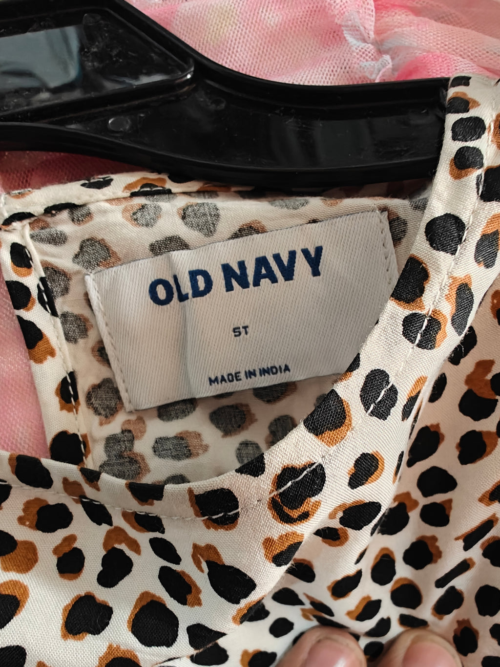 Vestido Old Navy Casual de Leopardo para Niña - Talla 5T