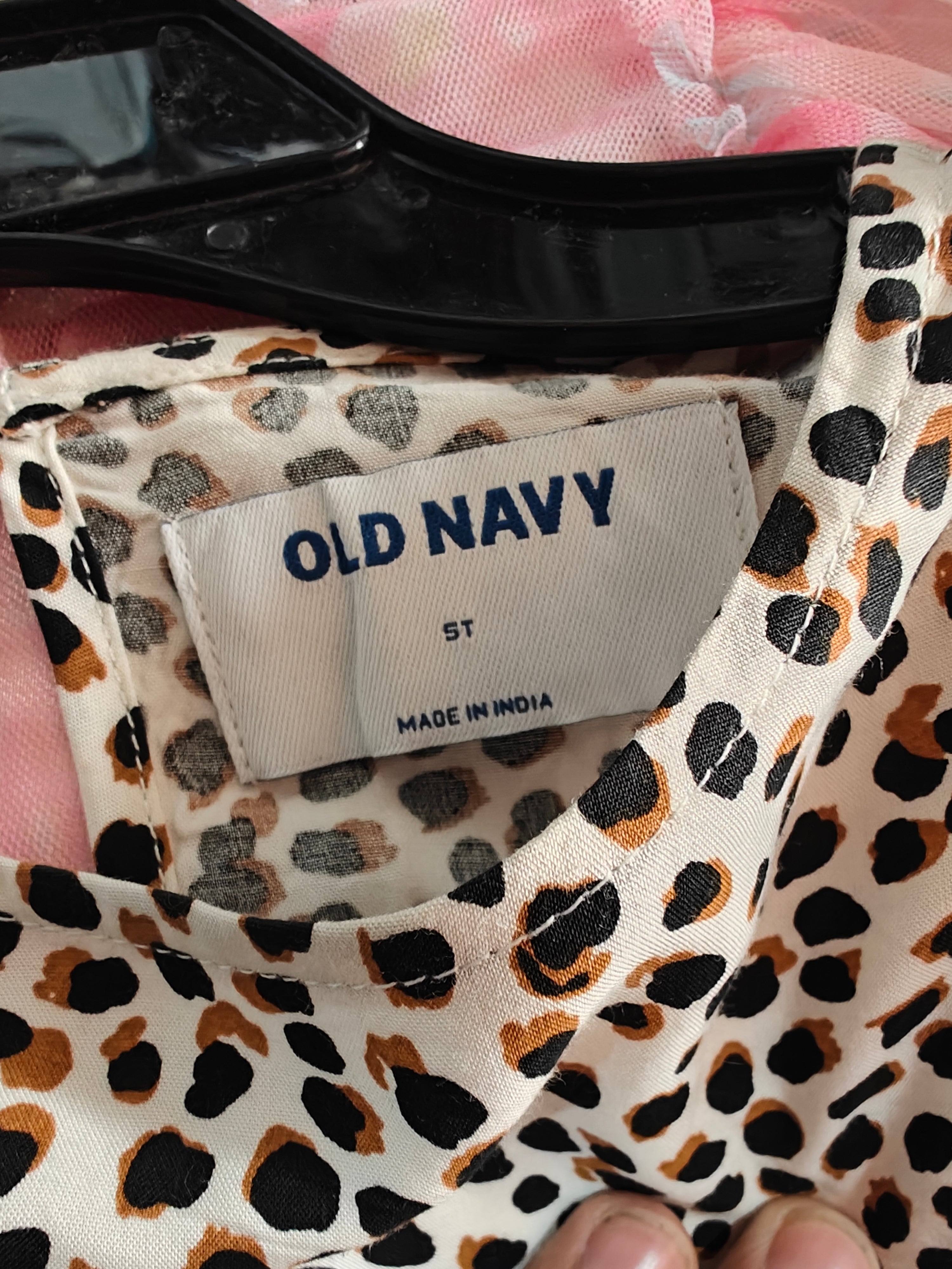 Vestido Old Navy Casual de Leopardo para Niña - Talla 5T