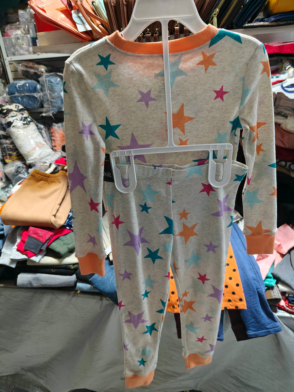 Pijama de Estrellas Multicolor - Okie Dokie (Talla 4T)
